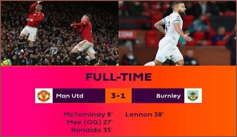 FT: Man United 3-1 Burnley, Cristiano Ronaldo STRIKES! | HIGHLIGHTS